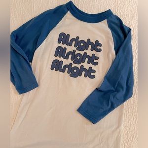 Top Notch Hamburgers, Baseball style T-Shirt, Size Small